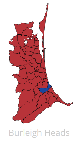 Burliegh heads Gold Coast Map