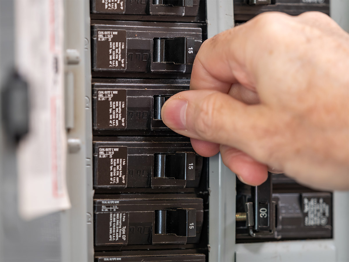 Termite Barrier Notice In Electric Box